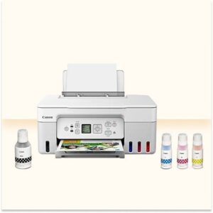 Canon® PIXMA™ G3270 MegaTank Wireless Inkjet All-In-One Color Printer, White